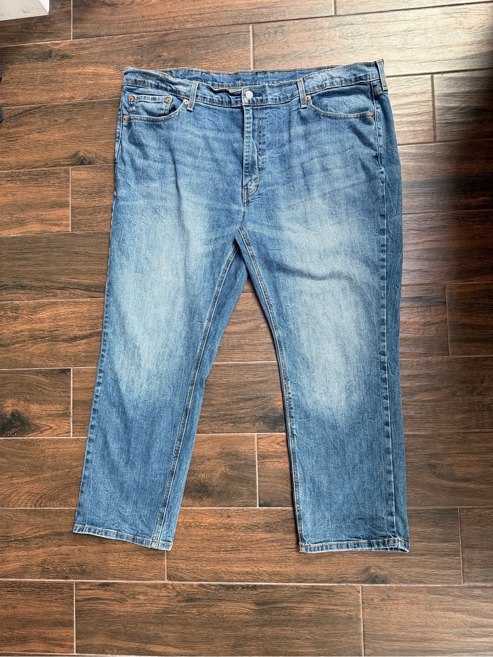 Levi's Blue Denim Men's Jeans - Classic 541 Fit 46 30 vintage